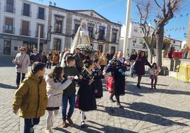 Procesión de Las Candelas del pasado año 2023.