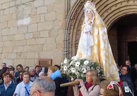 Salida de la procesión.