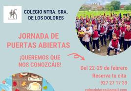 Jornada de Puertas Abiertas en el colegio Ntra. Sra. de los Dolores