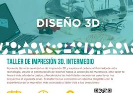 Taller de Impresión 3D Intermedio en el Circular Fab de Arroyo de la Luz