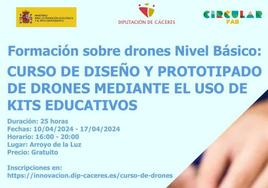 Continúan abiertas las inscripciones para los cursos de Diseño, Piloto y Programación de Drones