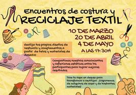 Vuelven los Encuentros de Costura y Reciclaje Textil al ECJ