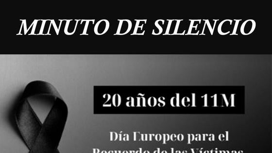 Minuto de silencio en el 20 aniversario del 11-M