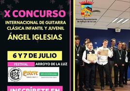 Abierto el plazo de inscripción para el X Concurso Internacional de Guitarra Clásica Infantil y Juvenil Ángel Iglesias