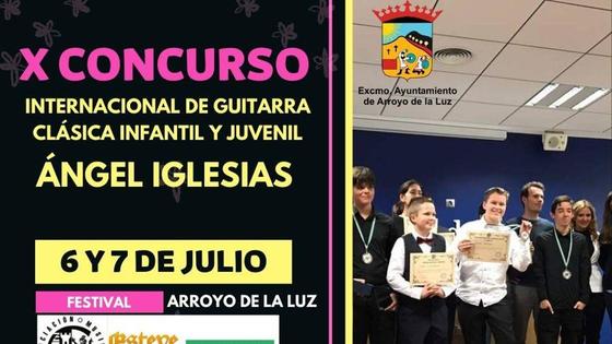 Abierto el plazo de inscripción para el X Concurso Internacional de Guitarra Clásica Infantil y Juvenil Ángel Iglesias