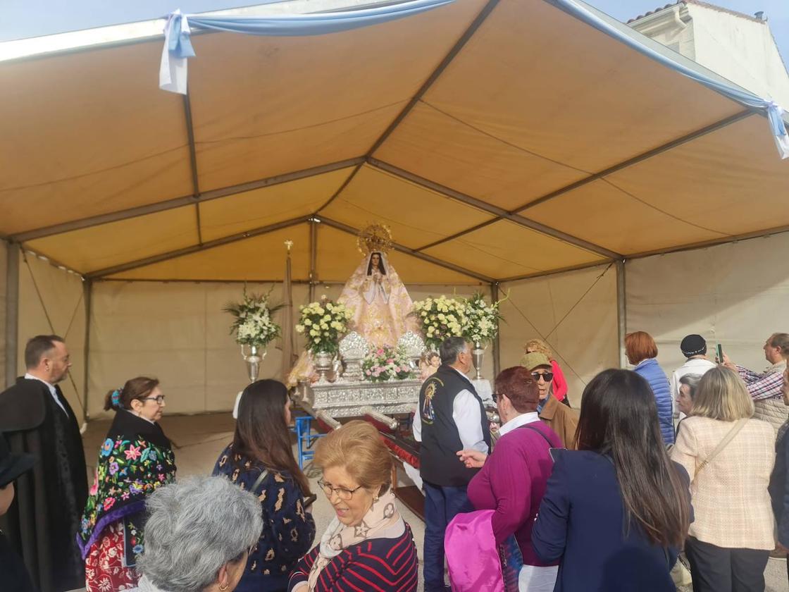 La Virgen de la Luz volvió a visitar su pueblo