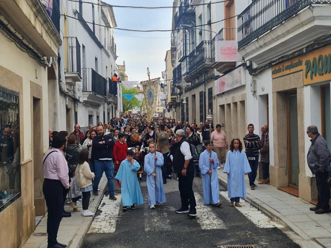 La Virgen de la Luz volvió a visitar su pueblo