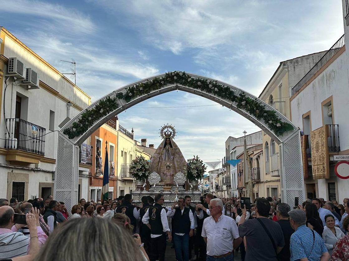 La Virgen de la Luz volvió a visitar su pueblo
