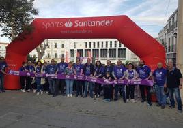 Línea de salida de la Carrera de la Mujer del pasado año.