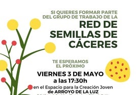 La Red de Semillas de Cáceres reactiva su labor con la primavera