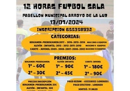 El Arroyo FS a punto de agotar las plazas para participar ne las 12 Horas