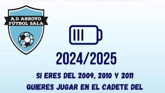 El Arroyo FS organiza unas jornadas de captación para el equipo cadete