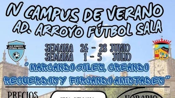 Última semana para inscribirse en el IV Campus de Verano AD Arroyo FS