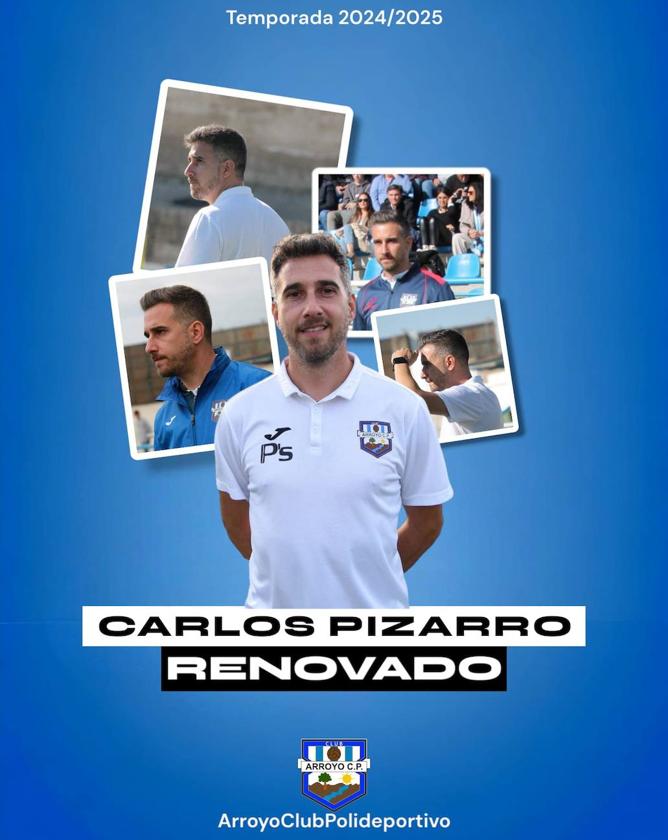 Carlos Pizarro renueva con el Arroyo CP