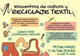 Nueva tarde de costura en el ECJ de Arroyo de la Luz