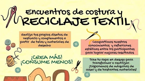 Nueva tarde de costura en el ECJ de Arroyo de la Luz