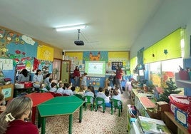 Más de 70 alumnos del colegio Ntra. Sra. de los Dolores participan en una actividad de la Escuela Profesional Dual 'Inserta-T' Tajo Salor