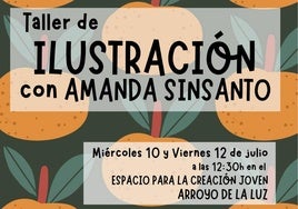 Amanda Sinsanto impartirá un taller de ilustración en el ECJ