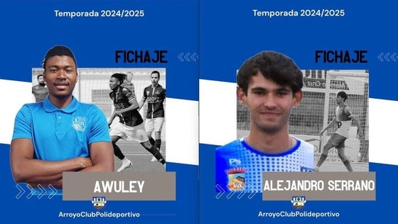Awuley Abdul Rahman y Alejandro Serrano fichan por el Arroyo CP