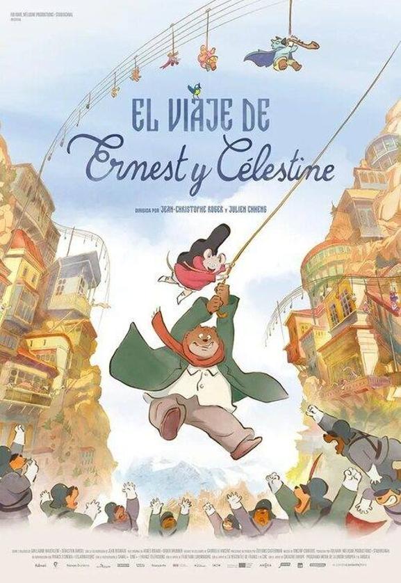 Tarde de cine con 'El viaje de Ernest y Célestine'