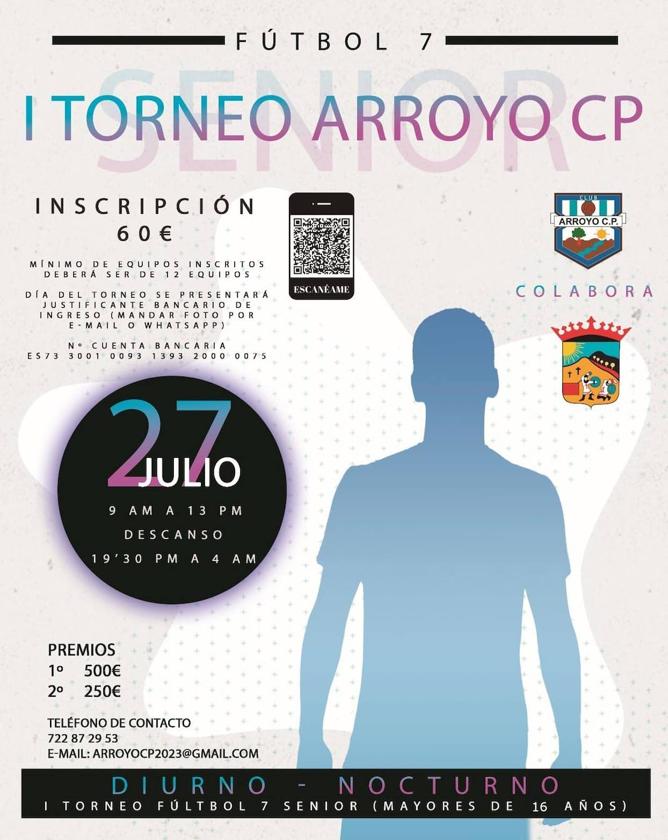 Últimos días para inscribirse en el I Torneo de Fútbol 7 sénior diurno-nocturno