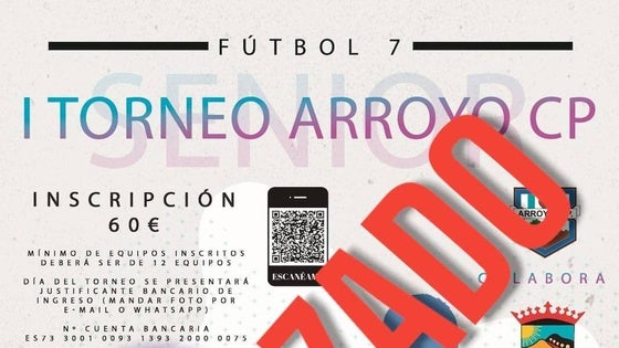 Aplazado el Torneo de Fútbol 7