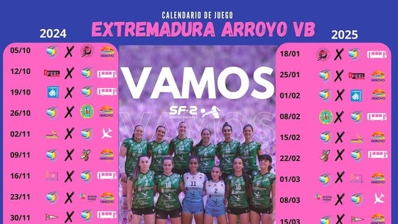 El Extremadura Arroyo ya conoce su calendario de juego