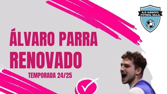 Álvaro Parra renueva con el Arroyo FS
