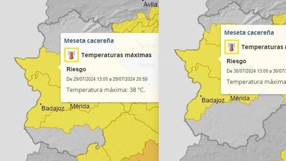 Nueva alerta amarilla por altas temperaturas