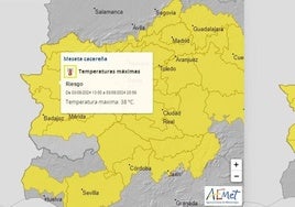Avisos activos para hoy sábado y mañana domingo, 3 y 4 de agosto.
