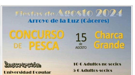 Inscripciones para el Concurso de Pesca Charca Grande
