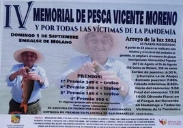 Abiertas las inscripciones para el IV Memorial de Pesca Vicente Moreno