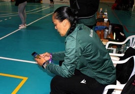 Flavia Lima, entrenadora del Extremadura Arroyo.