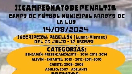 36 equipos participarán en el Campeonato de Penaltis de esta tarde