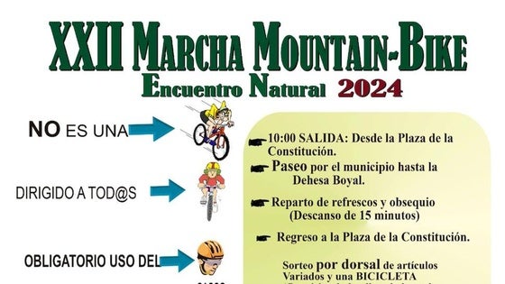 Abiertas las inscripciones para la XXII Marcha Mountain-Bike Encuentro Natural