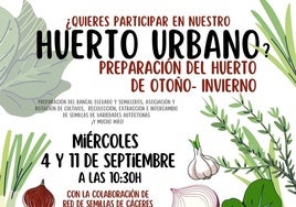 Segunda quedada del mes para trabajar en el huerto urbano del ECJ