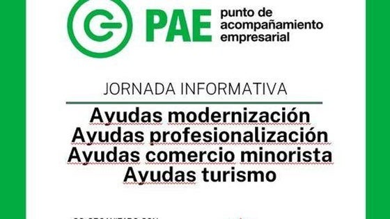 El PAE imparte una jornada formativa sobre diferentes ayudas a Pymes y autónomos