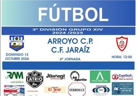 El Arroyo CP recibe en casa al Jaraíz