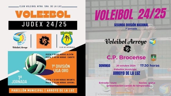 La cantera del voleibol arroyana comienza su competición en las ligas Judex y Federada