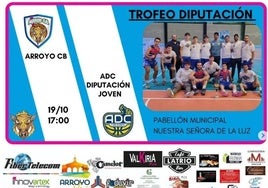 El Arroyo CB comienza su participación en el Trofeo de Diputación