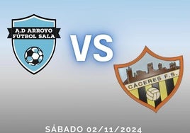 El Arroyo FS recibe al AD Cáceres universidad FS