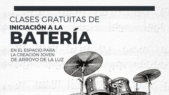 Clases de iniciación a la batería en el ECJ