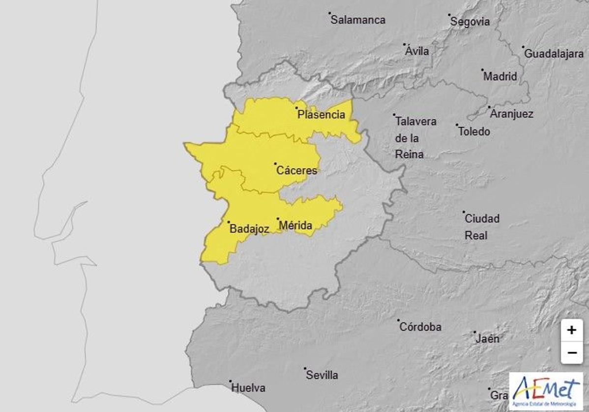 Avisos por niebla activos para el 19 de noviembre.