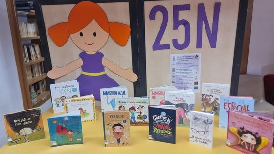 La biblioteca arroyana se une a la conmemoración del 25 N