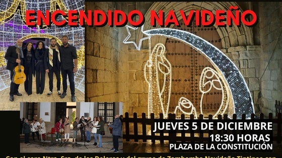 La música de la Zambomba Navideña Tintineo y el coro Ntra. Sra. de los Dolores amenizarán el encendido navideño