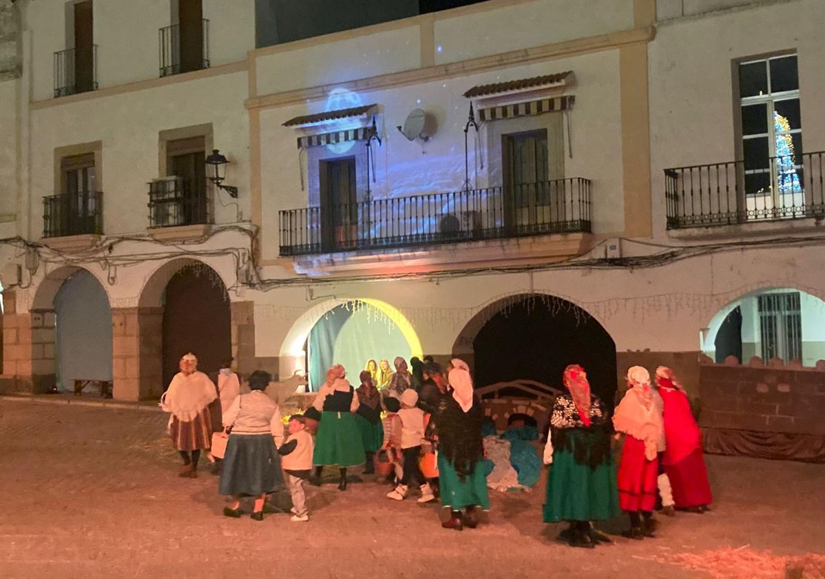 Vuelve el Belén Viviente a la Plaza de la Constitución