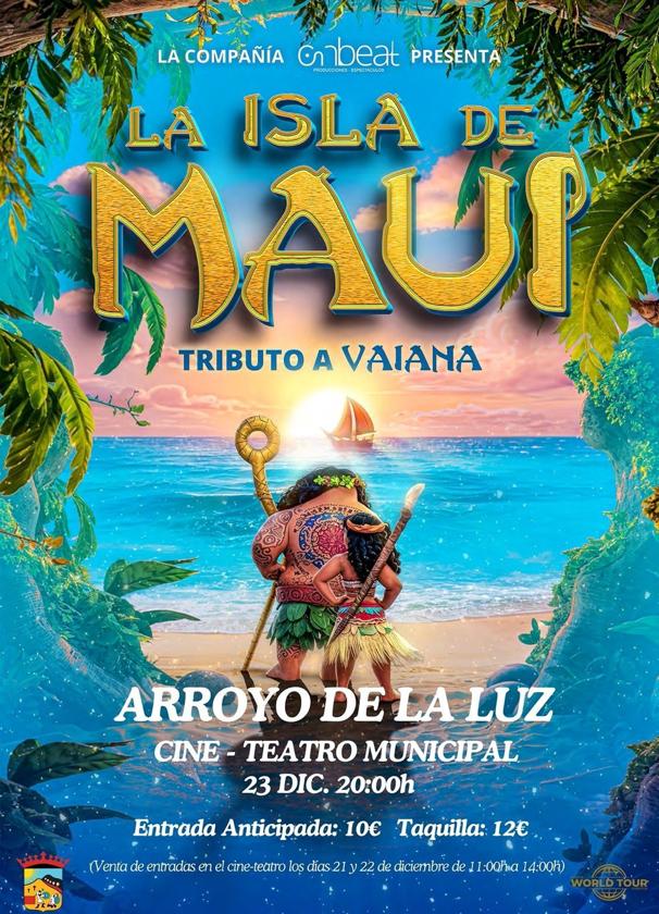 El musical 'La isla de Maui' llega al Cine-Teatro de Arroyo de la Luz