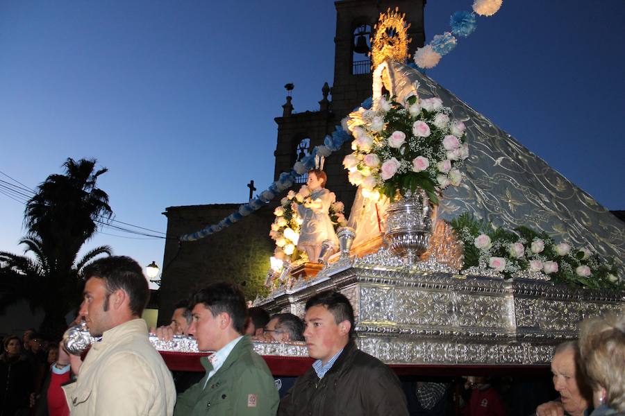 La Virgen de la Luz permanecerá en la iglesia de la Asunción hasta el próximo 9 de abril. 