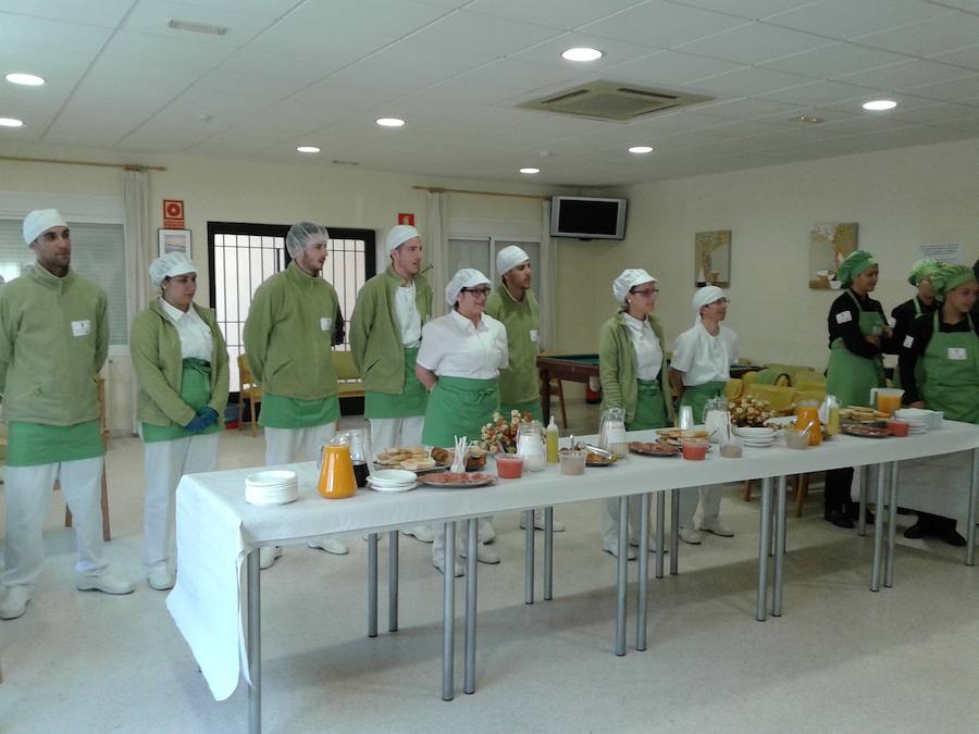 Durante un 'Desayuno Saludable'. 