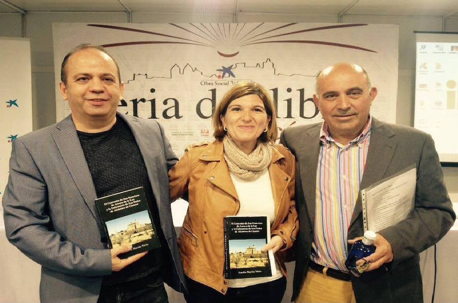 Durante la presentación del libro 'El Convento de San Francisco de Arroyo de la Luz y la Enfermería de San Pedro de Alcántara de Cáceres'. 
